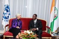 Ouattara à Lagarde : «Les ivoiriens sont engagés pleinement dans la réconciliation