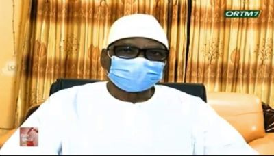 Le président IBK annonce sa démission, la dissolution de l’assemblée nationale et celle du gouvernement