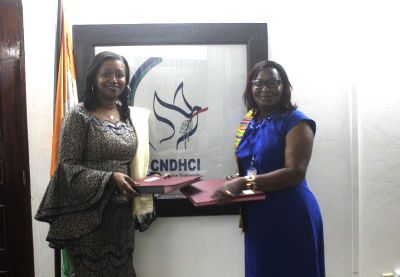 Coopération / Lutte contre l’apatridie,  protection des réfugiés: La CNDHCI et l’UNCHR Côte d’Ivoire  signent un partenariat