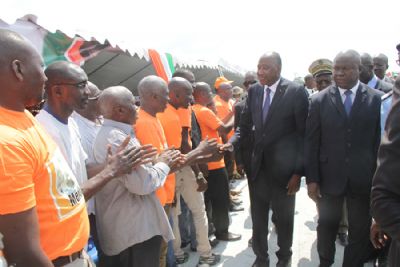 De Daloa, le premier ministre Gon Coulibaly condamne l’immigration clandestine