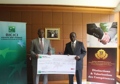 Programme des Bourses d’Excellence : La BICICI appuie la Fondation BENIANH International à hauteur de 10 millions de F CFA