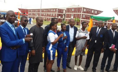 Les étudiants de l’INJS réceptionnent les clés d’infrastructures réhabilitées