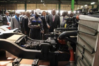 Transport urbain- La première unité d’assemblage de véhicule installée, 500 minibus attendus dans 6 mois