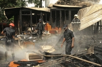 Bouaké/Incendie : Un bâtiment de Gonfreville part en fumée