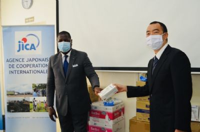 Lutte contre la Covid19 : la JICA fait un important don d’équipements à l’INHP