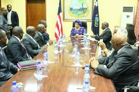 Coopération bilatérale : Hamed Bakayoko en visite de travail et d’amitié  au Liberia