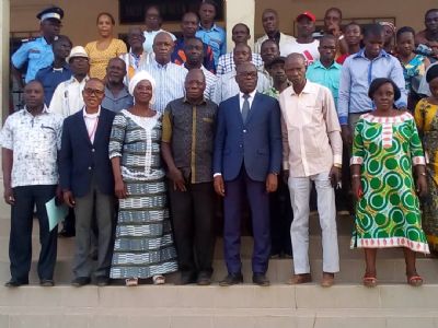 Toulepleu - Cérémonie de présentation des vœux de nouvel an au maire / Le maire Denis Kah Zion annonce de grands projets en 2020: ``Œuvrons pour le bonheur de nos parents``