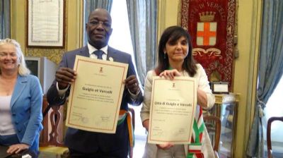 Signature de partenariat entre Guiglo et la commune italienne de Vercelli