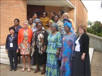 En marge de la 39ème Assemblée parlementaire de la francophonie, le ministre Anne Ouloto reçoit le réseau des femmes parlementaires