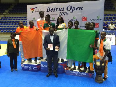 Le Ministre Danho salue la performance des taekwondo-in à l’Open de Beyrouth