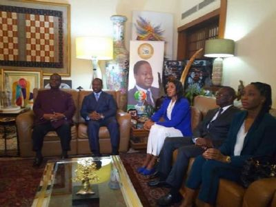 Bédié « expose » son projet de nouvelle plateforme politique à Guillaume Soro