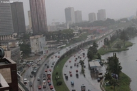 Saison pluvieuse : Abidjan encore sous les eaux, hier