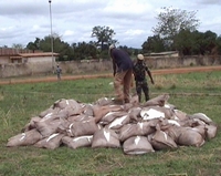 Incinération de 87 sacs de 50 kg de sucre saisis par la brigade mobile d`Odienné