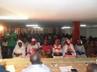 Les militants du RDR parlent à leur direction