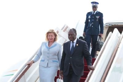 Le Président Ouattara de retour à Abidjan après un séjour d’une semaine en Chine