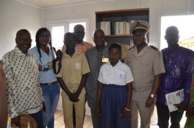 Tiapoum : inauguration de la bibliothèque et de la salle multimédia du collège Nouamou Grâce