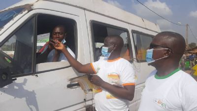 Sécurité Routière : le Directeur régional des Transports du Poro investit les gares routières à Korhogo