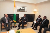 Ouattara rencontre le dg de la FAO et le président de la SFI au Japon