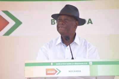 Deuxième étape de la visite d’État dans le N’ZI: Alassane Ouattara se réjouit du retour des exilés politiques et exhorte à l’union, au rassemblement et au renforcement de la cohésion sociale