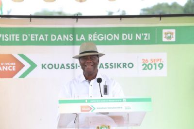 Première étape de la visite d’État dans le N’zi : Ouattara annonce de grands travaux dans le département de Kouassi Kouassikro