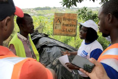 Les populations déguerpies de Boribana découvrent les terrains devant abriter leurs nouvelles habitations