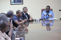 Maurice K. Bandaman engage les artistes à la réussite de la caravane de la paix