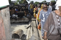 Journée internationale de la famille – Mme Goudou visite des familles en difficulté.
