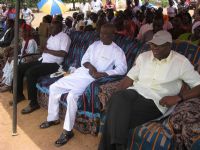 Lataha:  pose de la 1ère pierre  de construction du château d’eau et lancement des travaux d’adduction