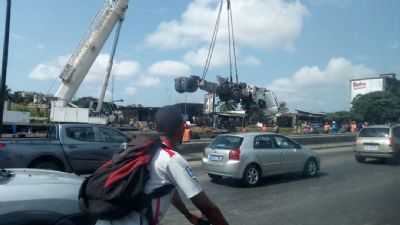 Autoroute du Nord: un grave accident perturbe la circulation dans le sens Yopougon-Adjamé