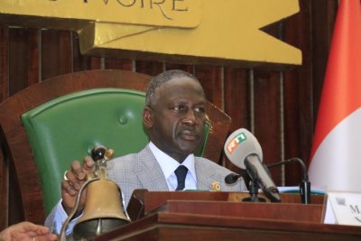 Adama Bictogo, président par intérim de l’Assemblée nationale : Le bureau du parlement informé