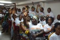 Baptême de feu du Mouvement ADO 2015, au siège du RDR: 1000 militants dont plusieurs Pro-Gbagbo bouclent la rue Lepic