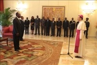 Le Chef de l’Etat a reçu les lettres de créance de deux nouveaux Ambassadeurs et a accordé une audience à une délégation de la société Sino hydro