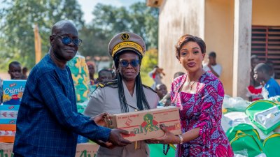 Aide aux cantines scolaires: L’ONG Food For Kids approvisionne l’Epp 1 et 2 de Bécédi-Brignan