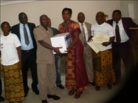 Korhogo –  projet  de professionnalisation de la filière des déchets solides  managers et installation du centre d’incubation