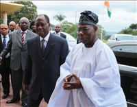 Audiences du chef de l’Eat : Obasanjo reçu par Ouattara hier