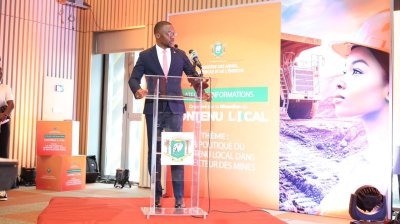 Secteur minier : le déploiement de la politique du contenu local au centre d'un atelier à Abidjan