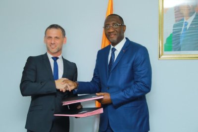 Assurance-crédit à l’export : le Ministre Souleymane Diarrassouba signe un mémorandum d’accord de partenariat avec COFACE SICR