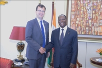 Audience :  a reçu le Directeur Financier du Groupe de la Banque Mondiale