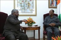 Ellen Johnson Sirleaf présente ses « voeux de prompt rétablissement» à Alassane Ouattara