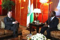 Palais présidentiel  / Situation au Mali et au Nigeria, APE : Ouattara échange avec le représentant de l’UE