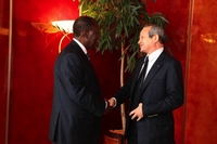 Audience du chef de l’Etat : Ouattara reçoit le  3ème  homme le plus riche du continent africain