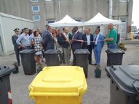 Coopération Grand-Bassam- Italie/ Le maire Ezaley reçoit 2 camions tasseurs, 3 bennes et une balayeuse