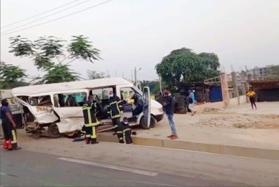 Bingerville: Un accident fait 18 victimes dont 01 décès certain (GSPM)