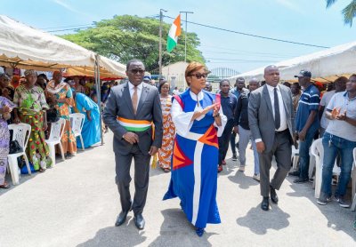  Boribana (Attécoubé): les ménages déguerpis recevront bientôt 250 000 FCFA chacun comme aide de l'État au relogement, annonce la ministre Belmonde Dogo