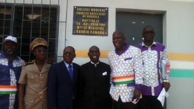 Le collège moderne de Bouaflé baptisé du nom de Charles Koffi Diby