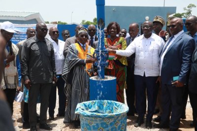 Boundiali: une nouvelle station de traitement d'eau potable inaugurée de Gbemou