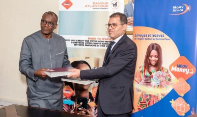 Burkina Faso : Banque Atlantique s’associe avec Moov Africa pour renforcer l’accès aux services financiers de base