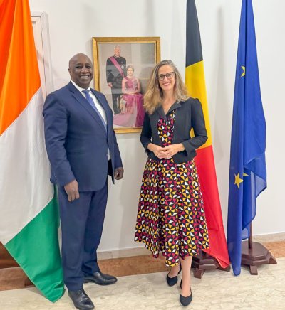 Cacao : Le porte-parole des pays producteurs de l’ICCO reçu en audience par l’ambassadrice de Belgique en Côte d’Ivoire