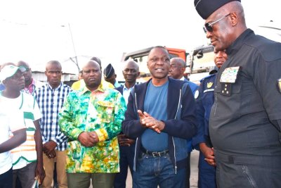 CAN 2023/ Sécurité routière : le ministre Amadou Koné s'assure du dispositif sur l’autoroute du nord avant le Match Côte d'Ivoire - Sénégal