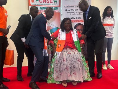 CAN 2023 : la directrice générale de l’ARTCI investie ambassadrice du CNSE